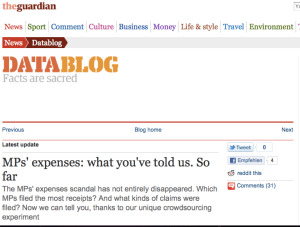 Datablog, Guardian