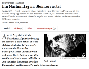 faz.net: "Ein Nachmittag im Steintorviertel"